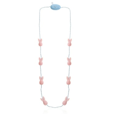 Way to Celebrate Easter Pink Bunny Light-up Necklace, 1 Piece
