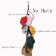 thumbnail image 3 of LAICAIW Closet Hanging Cap Keeper Closet Cap Racks Hats Holders Closet Hook Storage Organizer-Fit Most Hats-No Hats Included (2), 3 of 4
