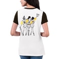 thumbnail image 2 of Women's G-III 4Her by Carl Banks White San Diego Padres Illustration Ringer T-Shirt, 2 of 2