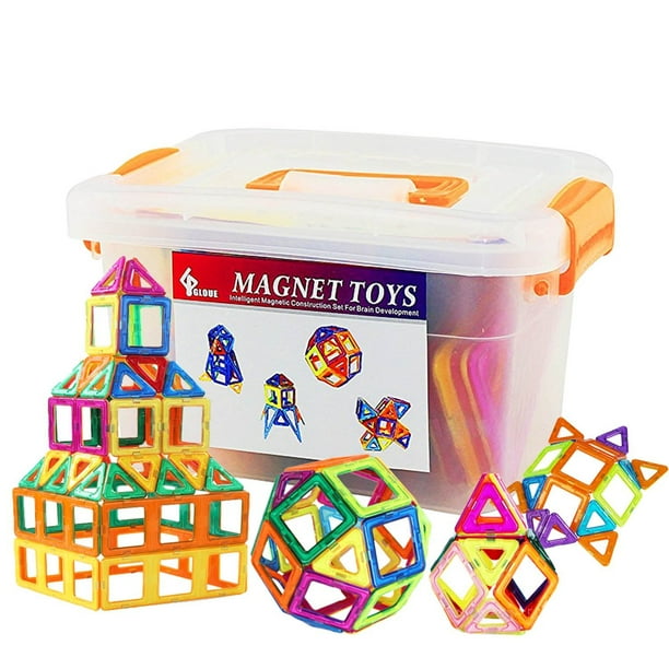 GLOUE Blocks, Building Toy Contain Square