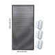 thumbnail image 3 of Lámina Aislante de Aluminio de Doble Cara para Ventanas | Lámina de Protección Solar Reflectante Térmica con 6 Ventosas | Adhesivo Opaco de Privacidad para Terrazas, Patios y Cristales de Automóviles, 3 of 6