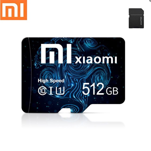 XIAOMI-tarjeta de memoria Micro TF SD, adaptador de lector de tarjetas USB de 256GB, 512GB, 128GB, 100 MB/s, Clase 10, U3, UHS-I, 32GB, 64GB, 16GB qym unisex