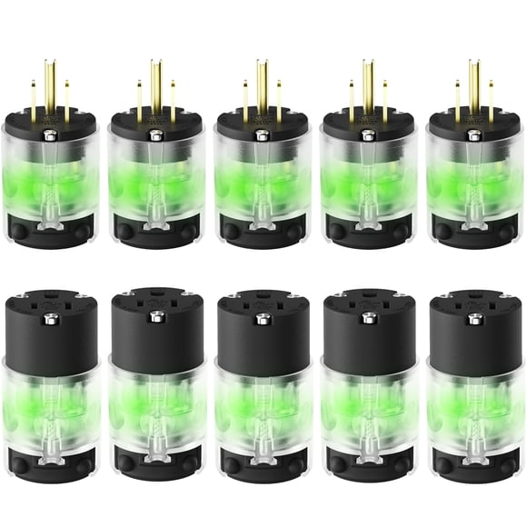 Extremos de repuesto para cables de extensión EPLESFTON 5, 15 A, 125 V