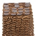 thumbnail image 3 of Extensions de Cheveux Humains à Clip pour Femmes, Afro à Double Trame, Crépus et Bouclés, Tête Complète, 3 of 6