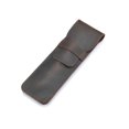 thumbnail image 1 of Personalized Retro Handmade Cowhide Pen Case Genuine Leather Pen Bag Pencil Case Multiple Colors Available Brown small, 1 of 4