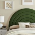 thumbnail image 7 of Headboard, Full, Green, Velvet, Hotel Bedroom, Modern Contemporary, HB38124, 7 of 7