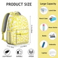 thumbnail image 6 of Lemon Drizzle Backpack - Stylish School Bookbag with Laptop Compartment, Roomy Design for Textbooks & Supplies, Lightweight Citrus Gift, 6 of 6