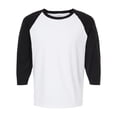 thumbnail image 1 of M&O T-Shirt de Baseball à Manches Trois-Quarts Raglan 5540, 1 of 2