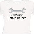 thumbnail image 4 of Inktastic Grandpa's Little Helper Boys or Girls Long Sleeve Baby Bodysuit, 4 of 5