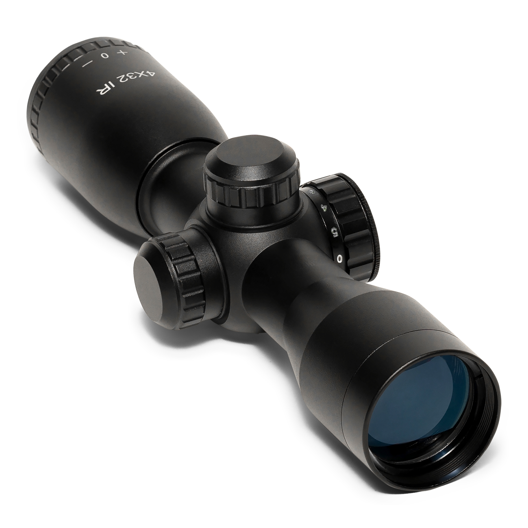 Osprey Global 4x32CB: Precision Crossbow Scope with Red/Green Illuminated Reticle in Sleek Black