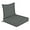 Dark Grey, variant on Waterproof Outdoor Chair Cushions 22x22, Outdoor Cushions for Patio Furniture with Removable Cover, Outdoor Deep Seat Patio Cushion Set with Backrest for Sofa, Couch and Patio Chairs, Navy