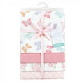 thumbnail image 2 of Hudson Baby Infant Girl Cotton Flannel Receiving Blankets, Pastel Butterfly, One Size, 2 of 6
