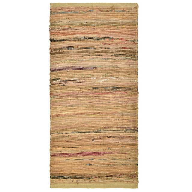 Fabstyles Premium 100% Cotton Rug, Handmade Area Rag Rug for Living Room, Hallway, Patio