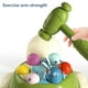 thumbnail image 5 of Juego de rompecabezas Turtle Whacking | Juguete interactivo de coordinación mano-ojo con martillos | Divertido diseño de tortuga de plástico verde | Desarrollo del aprendizaje temprano |, 5 of 7
