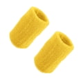 thumbnail image 1 of Par de muñequeras de Algodón Absorbente de sudor Amarillo 8x10cm Unique Bargains, 1 of 7