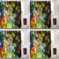 thumbnail image 2 of Christmas Decoration Decor Shower Curtain,Hanging Colorful Balloon On Pine Bathroom Decor Polyester Fiber Plastic Rings Quick-Drying Waterproof for Bathtubs/Bathroom, 72x72 inches, 2 of 6