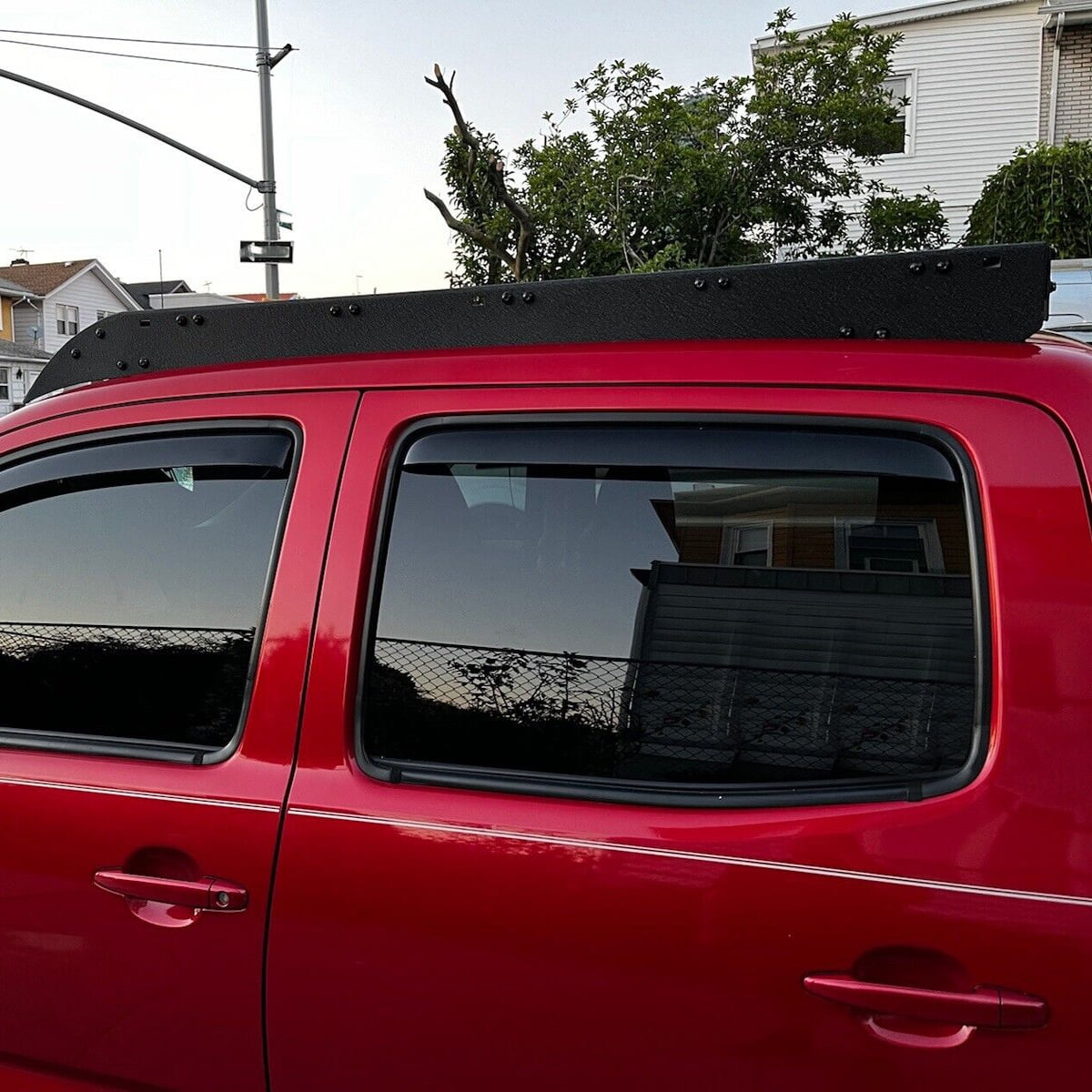 Kojem Waterproof Top Roof Rack 300 lbs, Steel Black