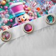 thumbnail image 4 of Castle Fairy Kids Nutcracker Snowman Black Out Curtains,Christmas Tree Curtains Pack of 2 (42x63 Each),Candy Cane Bedroom Curtains,Super Cozy Room Decor, 4 of 6