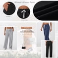 thumbnail image 3 of SUNBS Lounge Pants Lightweight Wide Leg Sweatpants Womens Pants Baggy Lounge Casual Pants Drawstring Womens Pants with Pockets, 3 of 8