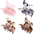 thumbnail image 1 of pinzas para el pelo de mariposa para mujeres y niñas, tamaño mediano, 1 of 5