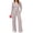 A-Pink, variant on Two Piece Sets for Women Fall Long Sleeve Ruched Tops and Wide Leg Pants Outfits Ladies Fashion Casual Lounge Sets