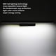 thumbnail image 2 of Espejo de baño Lámpara de pared Lámpara de mesa impermeable ajustable 180° con interruptor Iluminación de acero inoxidable Muebles de baño Maquillaje, 2 of 5