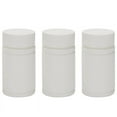 thumbnail image 1 of Plastic Empty Medicine Bottles Pill Tablet Container Holder 3pcs White, 1 of 7