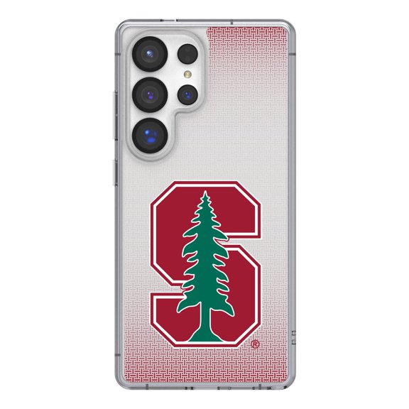 Stanford Cardinal Linen Logo Galaxy Clear Case