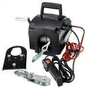 Portable Electric Winch For Pulling Boats Trucks And Other Heavy Objects 2000LBS