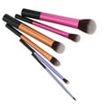 thumbnail image 4 of Pinceles de maquillaje 6 piezas Juego de pinceles de maquillaje Correctores de contorno sintéticos premium Base en polvo Sombras de ojos Pinceles de maquillaje Mango Ormromra HMHZ812, 4 of 5