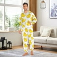 thumbnail image 6 of FORMRS Onesies Pajama for Adults Unisex Hoodie Winter Jumpsuit One Piece Sleepwear, Sizes S-2XL, Yellow Rubber Ducks, 6 of 7