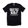 thumbnail image 4 of Dad Tax Shirt for Men Funny Dad Joke Making Sure It's Not Poison Food Graphic T-Shirt Black Shirt Adult Large, 4 of 5