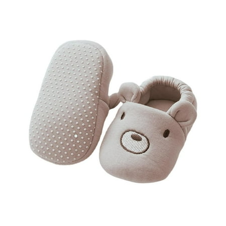 

Julam Infant Shoes Girls Non Skid Floor Walking Shoes Toddler Slippers with 3D Cute Animal Ears for New Walker compatible