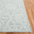 thumbnail image 3 of SAFAVIEH Micro-Loop Valery Medallion Area Rug, Light Grey/Ivory, 4' x 6', 3 of 8