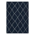 thumbnail image 2 of Unique Loom Braided Jute Collection Area Rug - Trellis (6' 1" x 9' Rectangle Navy Blue/Ivory), 2 of 6