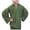 czb# Green434, variant on CUZIBR Boys Toddler Kids Dress Shirt Solid Color Ruffles Long Sleeve V-Neck Vintage Loose Fit Summer Breathable Casual Lightweight Holiday Vacation Fashionable Top Blouse,Brown,3-4 Years