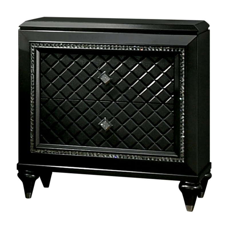 black diamond nightstand