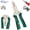1pc Green, variant on 16 in 1 Wire Stripper Twister for Cutting and Pulling Wires, Cable Scissors,Voltage Tester Pliers, Multi-Function Foldable Wire Stripper Electrical Pliers Tool, for Electricians
