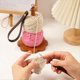 thumbnail image 3 of Porta-Hilos Portátil Herramientas de Tejer con Cinturón Ajustable Accesorios Carrete de Madera Correa de Muñeca Bobinadora de Bolas, 3 of 8