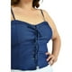 thumbnail image 4 of Blusa de mezclilla Zenobia Talla Extra 11565 Azul, 4 of 6