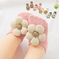thumbnail image 2 of CZHQWE Infant Socks Baby Socks 3-6 Months Baby Girls Socks,Flower Non-Slip Grips For Babies Toddler Princess Low Cut Ankle Socks For Girls0-1 Years, 2 of 9