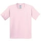 thumbnail image 1 of Gildan - Camiseta básica de manga corta Unisex Estilosa Suave Niños Niñas - Verano/Calor (Paquete de 2) (Rosa claro), 1 of 2