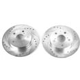 thumbnail image 2 of Power Stop Rear Pair of Drilled and Slotted Brake Rotors JBR1540XPR, 2 of 3