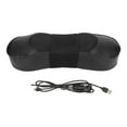 thumbnail image 1 of Almohada masajeadora de cuello con vibración y calor, inteligente, 4 niveles, amasado, almohada de masaje de tejido profundo, color negro, 1 of 10