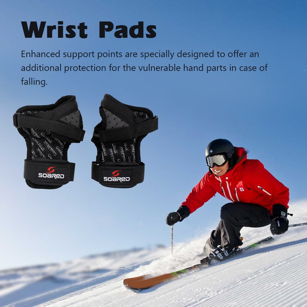 Soared Wrist Guards Wrist Pads Protective Gear Hand Pads for Snowboard ...