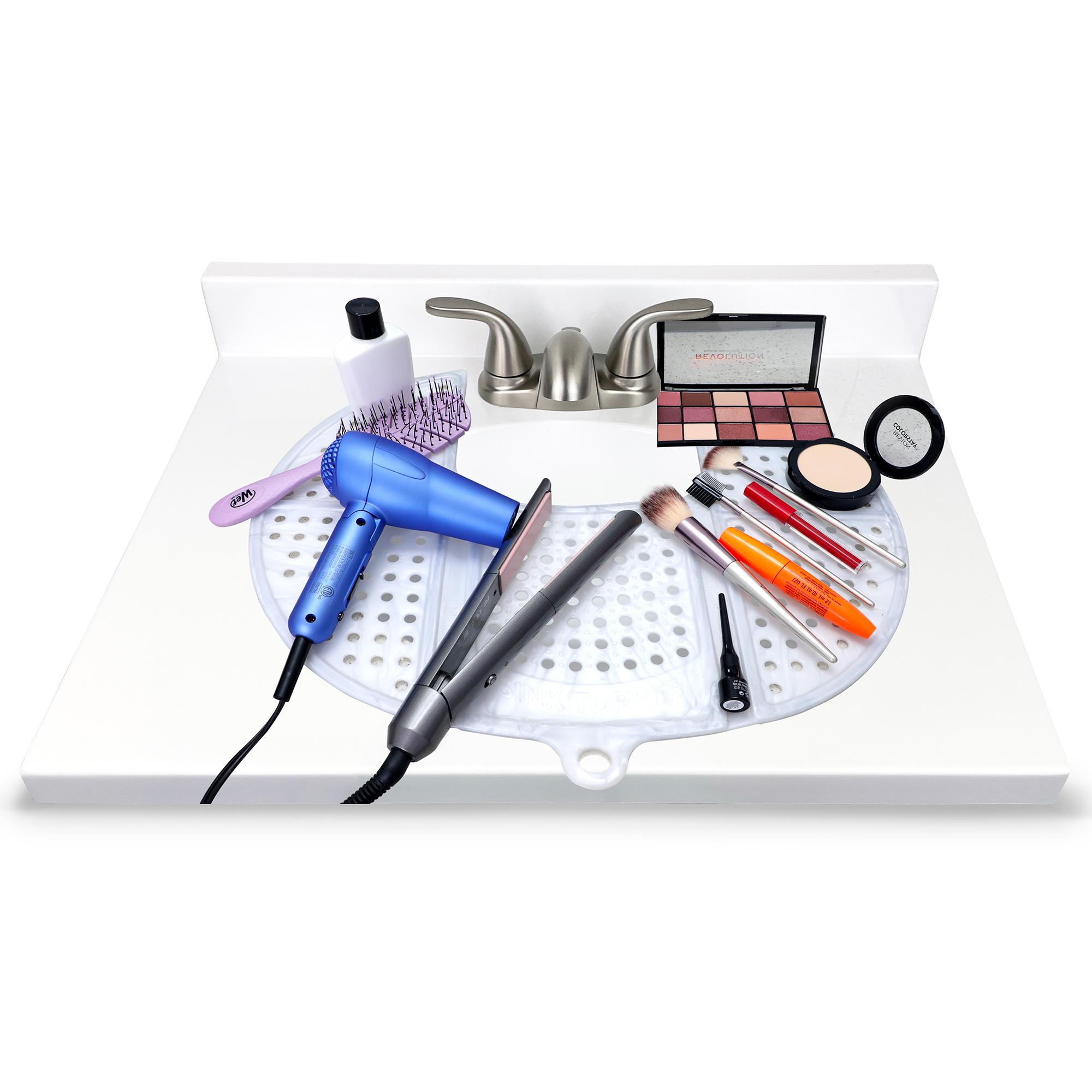 Sink Topper Cover for Bathroom Counter Spaces Organizer Makeup Mat