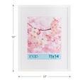 thumbnail image 6 of Snap 11"x14" White Wall Picture Frame - Single White Mat - Matted for 8"x10" Image - Rectangular White Poster Frame, 6 of 11