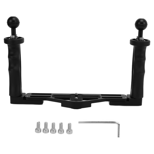 Cergrey Dual Handle Tray Stabilizer Rig Diving Underwater Camera Housing Case Tray Mount For ,Dual Handle Tray Stabilizer Rig,Dual Handle Tray Stabilizer