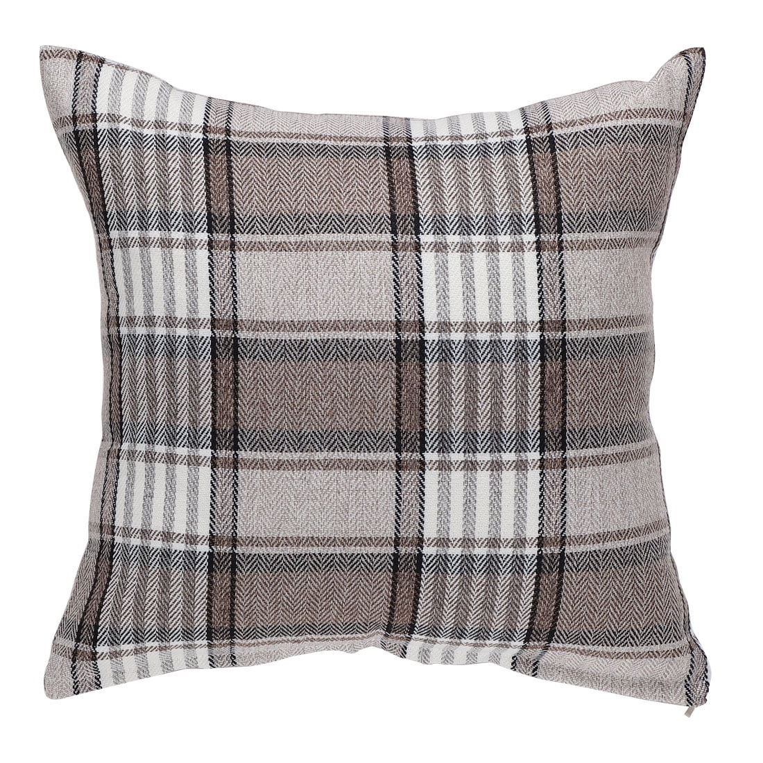 Throw Pillow Case Classic Retro Plaid Pillow Cover Protector Cushion