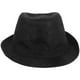 thumbnail image 1 of Niños Fedora Hats Gentleman Kids Baile Rendimiento Sombrero para la circunferencia de la cabeza de 58 cm (Negro), 1 of 6